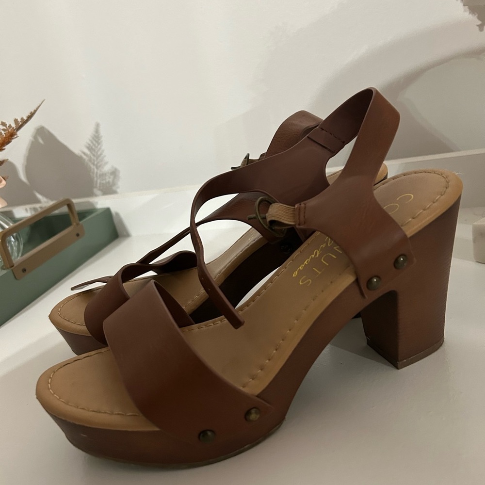 Brown booties